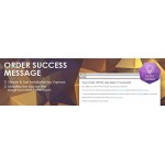 Order Success Message (vqmod)
